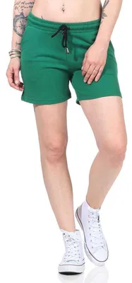 Produktbild von Bequeme Damen Shorts – Sommerliche Freizeit-Hotpants in vielen Farben & Prints Grün/S/36