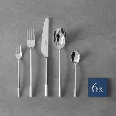 Zdjęcie produktu dla Villeroy&Boch - Komplet sztućców satynowych 30 el. Ella