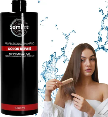 Produktbild von Sempre | Shampoo Color Repair 1000 ml - Farbschutz - UV-Schutz - Tiefenregeneration - Glanzpflege