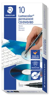 Zdjęcie produktu dla Staedtler Lumocolor permanent CD / DVD 310, Czarny, 1 szt.