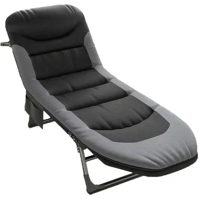 Obrázok produktu pre Skladacia ležadla B0F2H77C2Y, rozmer 190 x 65 x 30 cm, 6 polôh, čierna farba