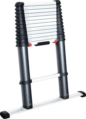 Obrázek produktu pro Hliníkový teleskopický žebřík, 38 m, 13 příček