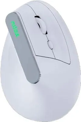 Zdjęcie produktu dla Nilox NXMOEVR01W, Po prawej stronie, Projekt pionowy, Optyczny, RF Wireless + Bluetooth, 1600 DPI, Biały