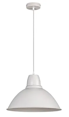 Produktbild von Rabalux 72014 Pendelleuchte 1 Spot Wilbour, E27, weiß, rund, Industriell, ø360mm