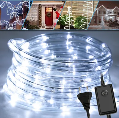 Zdjęcie produktu dla Jiubiaz LED rope lights rope lights party outdoor/indoor fairy lights white-50m