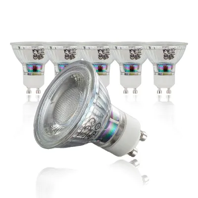 Produktbild von LED Leuchtmittel GU10 10er Set - 5W, 400lm, 3000K, klar