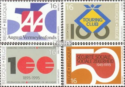 Produktbild von Briefmarken Belgien 1995 Mi 2637-2640 (kompl.Ausg.) postfrisch Jahrestage