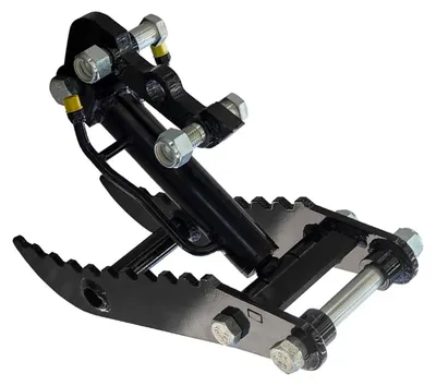 Produktbild von Hydraulischer Baggerdaumen für Minibagger - Greifzange - 25 mm Bolzen - 3 Löcher - Aufschraubbar - Anbaugerät für Kleinbagger