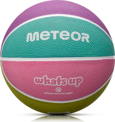 Produktbild von Meteor Basketball What's up Größe 4 Jugend 3-10 Jahre alt pastell