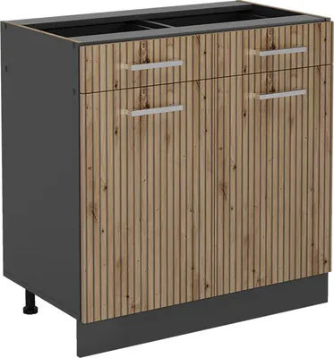 Produktbild von Küchenunterschrank Vicco R-Line Artisan-Eiche 80 cm ohne Arbeitsplatte, Model 49082