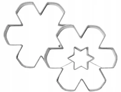 Produktbild von EkoForemki Schneeflocken Ausstecher-Set für Plätzchen