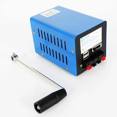 Produktbild von Notstromgenerator Notfall Ladegerät Generator  20W USB  Handkurbe Generator  Tragbare Handkurbel  Handgenerator Leichtes