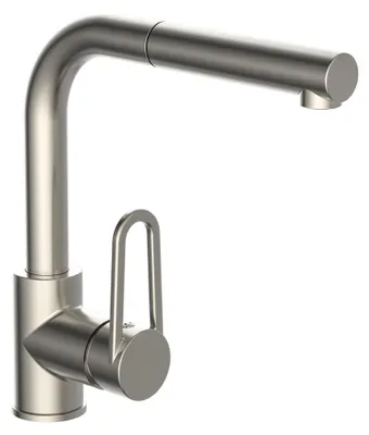Produktbild von SCHÜTTE Spültischarmatur DESIGN RING, nachhaltige Küchenarmatur in Edelstahloptik