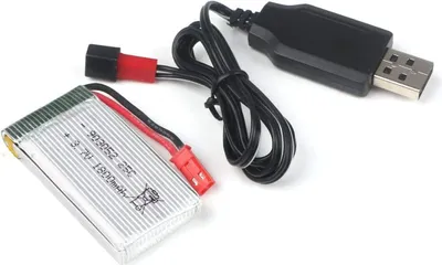 Productafbeelding van Li-Po batterij 3.7V 1800mAh 25C voor quadcopter | Compatibel met JJRC H11D, H11C, HQ898B | Hoge capaciteit, uitstekende prestaties