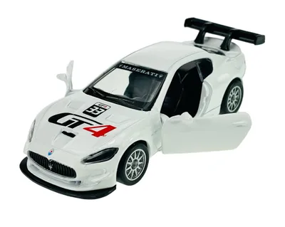 Produktbild von MSZ Maserati Gran Turismo MC GT4 Weiss 1/43 Metal Modell Auto Die Cast Neu im Kasten