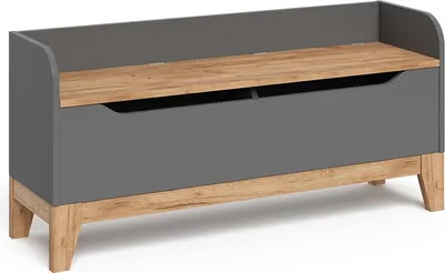 Produktbild von Spielzeugtruhe Vitalispa Malia Grau/Artisan 107.2 x 50 cm mit Sitzfläche, Model 58367