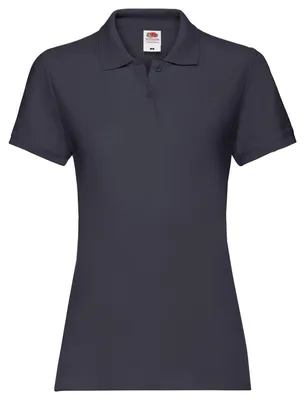 Produktbild von Fruit of the Loom - "Premium" Poloshirt für Damen FK2965 (S) (Marineblau)