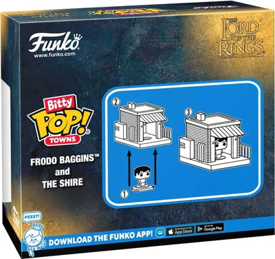 Produktbild von Lord of the Rings Frodo Baggins and The Shire Bitty Pop! Funko