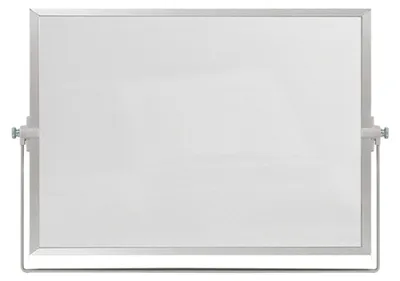Produktbild von Desktop-Whiteboard, doppelseitig magnetisch, mit um 360 Grad drehbarer Halterung, tragbare Schreibtafel für das Home Office
