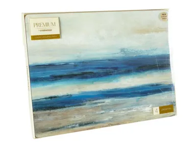 Produktbild von Creative Tops Großes Premium-Platzsets Set - Blau Abstrakt