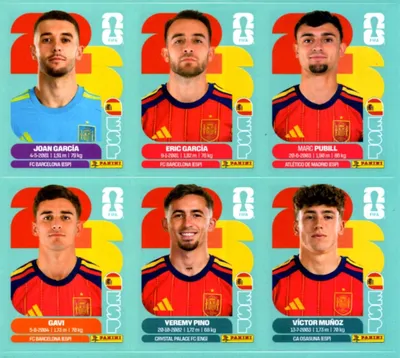 Produktbild von Extra 6x PANINI FIFA WORLD CUP 2026 Spain STICKERS – SPAIN EXTRA RARE