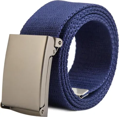 Produktbild von Stoffgürtel Matte Schnalle Gürtel 4cm Breit Herren Damen