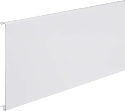 Produktbild von Hager Brüstungskanal-Oberteil BRS1202 120mm Stahlblech verkehrsweiß 2 Stk