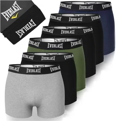 Produktbild von Everlast 6er Pack - Herren Boxershorts aus Baumwolle, Unterhosen für Männer, M