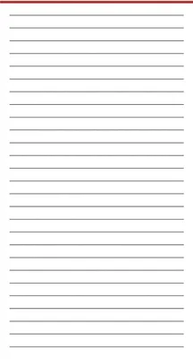 Zdjęcie produktu dla bsb 02-0073 Ersatzeinlage "Pocket" - A7, Notizpapier, liniert, 50 Blatt