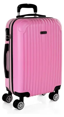Produktbild von Handgepäck Trolley Koffer in Rosa - Kabinengepäckgröße 55x40x20