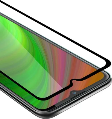 Produktbild von Cadorabo Panzerfolie für Nokia 2.4 Schutzfolie in Schwarz Vollbild Folie Tempered Display Schutzglas