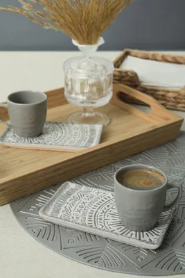 Produktbild von Hermia Concept, X0001532500, Kaffeetassen-Set (4-teilig), 100 % KERAMIK, Matt, 6 cm