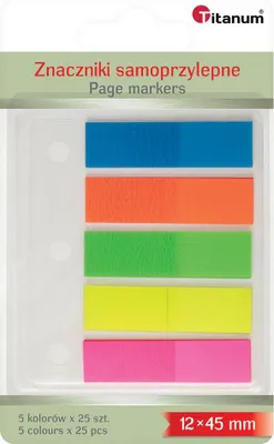 Produktbild von Indexierungsstreifen 5 Fluo-Farben Titanum