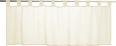 Produktbild von Elbersdrucke Bistrogardine Basic 09 beige transparent  48x140 cm