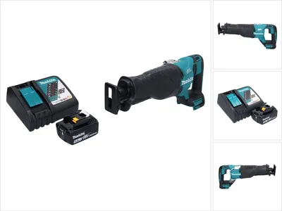 Produktbild von Makita DJR 187 RT1 Akku Reciprosäge Säbelsäge 18 V Brushless + 1x Akku 5,0 Ah + Ladegerät