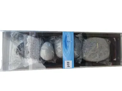 Produktbild von Meditation Kerzen Set * 4 tlg. * Stones - Steine