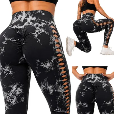Immagine prodotto di Verk 14664 Leggings da donna con effetto push-up, vita alta, S/M, neri