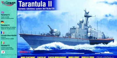 Productafbeelding van Tarantul II raketkorvet met raketinstallatie AK 176 of AK 725 / schaal 1:400