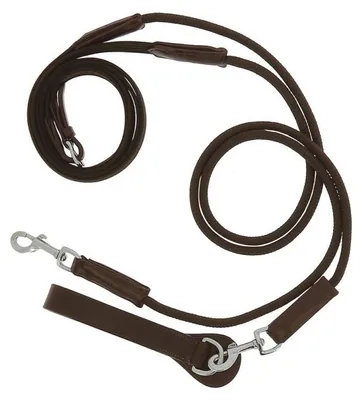 Produktbild von NORTON PRO Schlaufzügel aus Gurtmaterial/Kordel in zwei Farben, Farbe:Schwarz, Größe:Ponygröße