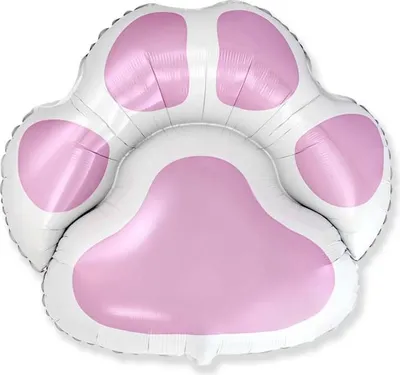 Produktbild von ABC Shape Folienballon Pfote Pink