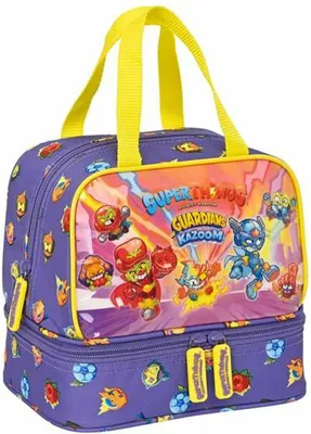 Zdjęcie produktu dla Cool Bag SuperThings Guardians of Kazoom Yellow Purple 20 x 20 x 15 cm