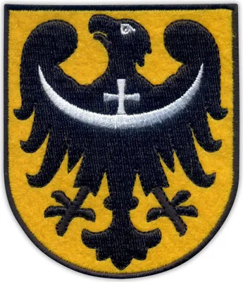Produktbild von Patchion Coat of arms of the Lower Silesia (Dolnoslaskie) province - Magnetic Backing - Embroidered Patch/Badge/Emblem