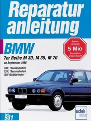 Immagine prodotto di BMW 7er-Reihe ab September 1986. 730i/735i/750i