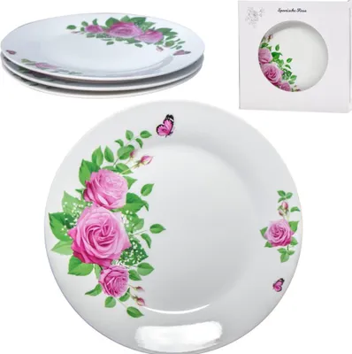 Produktbild von Teller 3er Set Spanische Rose Ø24 cm