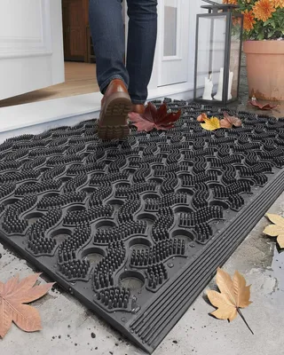 Immagine prodotto di Tappetino antiscivolo in TPE, dimensioni 43x75 cm, colore grigio