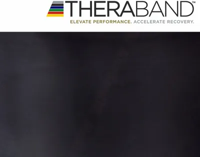 Produktbild von Thera-Band® 2,5m SCHWARZ Besonders Schwer Gymnastikband THERABAND