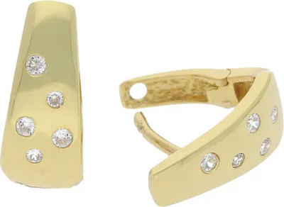Produktbild von JuwelmaLux Creolen 333 Gold mit Zirkonia JL30-06-1683