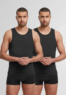 Immagine prodotto di Urban Classics Bamboo Basic Maglietta senza maniche 2 unità Nero 2XL Uomo Nero 2XL