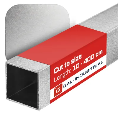 Obrázok produktu pre Hliníkový profil so saténovým povrchom 30x30x2mm 270 cm Štvorcová rúrka na mieru