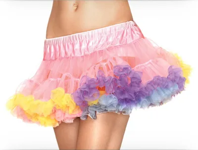 Produktbild von Petticoat mini regenbogenfarben